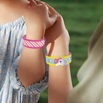 2 Pièces Arc-en-Ciel et Licorne Bracelet Broderie Diamant