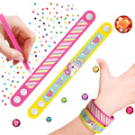 2 Pièces Arc-en-Ciel et Licorne Bracelet Broderie Diamant
