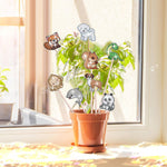 8 Pièces Animaux Heureux Broderie Diamant Piquets de Jardin