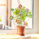 8 Pièces Animaux Mignons Broderie Diamant Piquets de Jardin