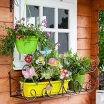 8 Pièces Insectes Utiles Broderie Diamant Piquets de Jardin