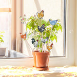 8 Pièces Poule de Ferme Broderie Diamant Piquets de Jardin