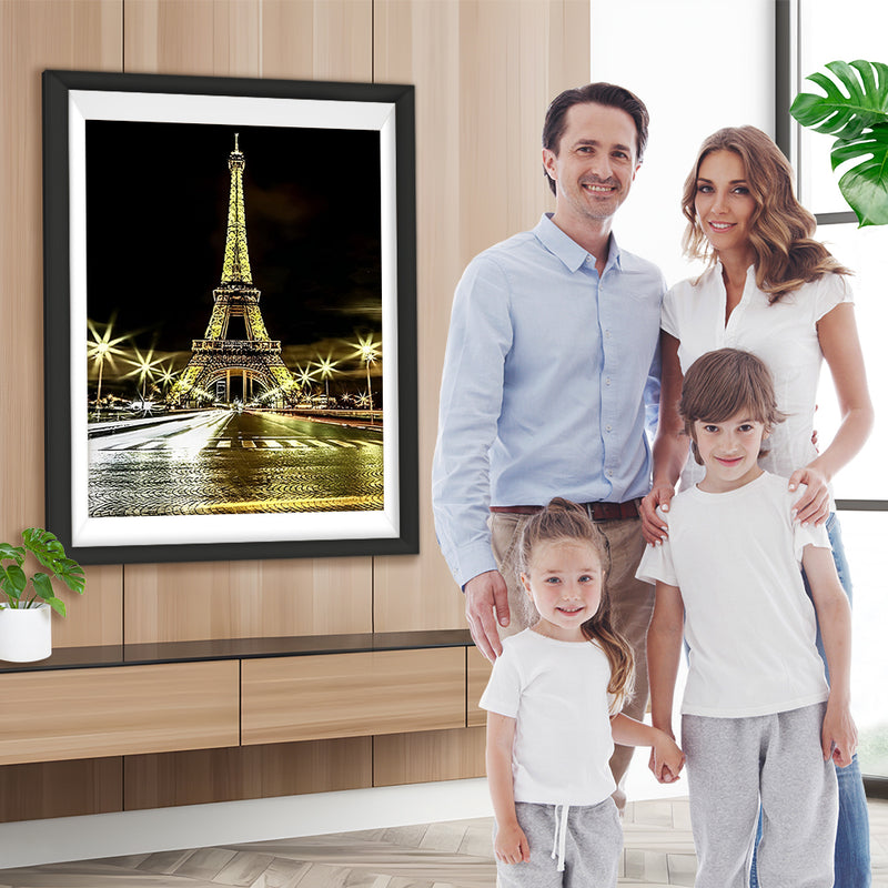 Champ-de-Mars et Tour Eiffel Broderie Diamant