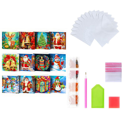 Cartes de Vœux pour Noël | 12 Pièces