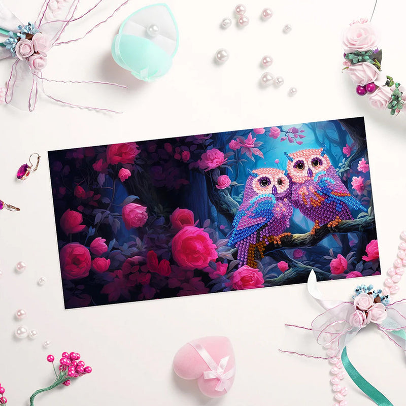 Owls at Night Greeting Cards | 12 Pièces