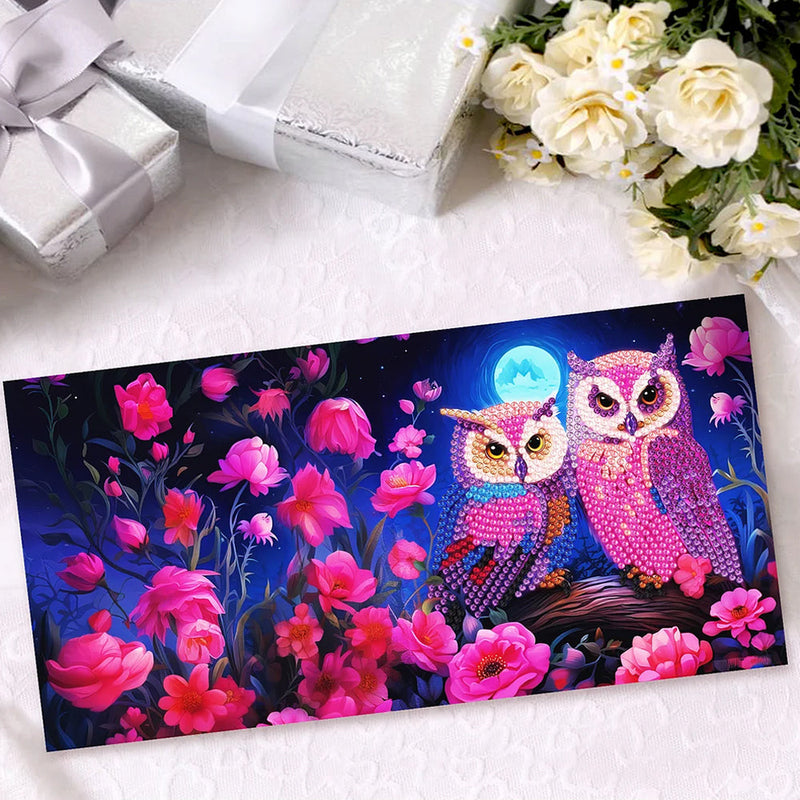 Owls at Night Greeting Cards | 12 Pièces