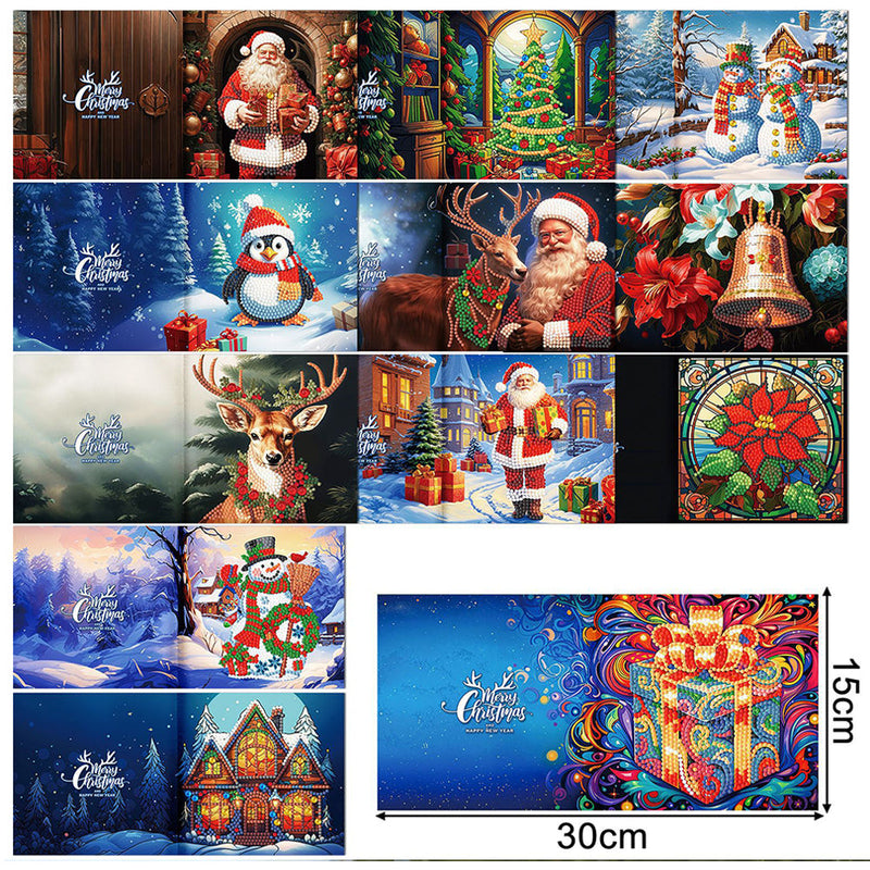 Cartes de Vœux pour Noël | 12 Pièces