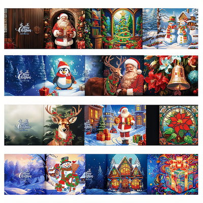 Cartes de Vœux pour Noël | 12 Pièces