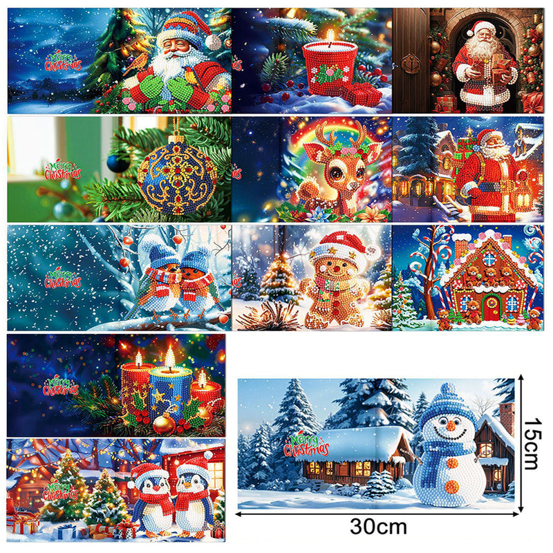 Cartes de Vœux pour Noël | 12 Pièces