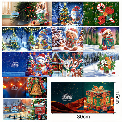 Cartes de Vœux pour Noël | 12 Pièces