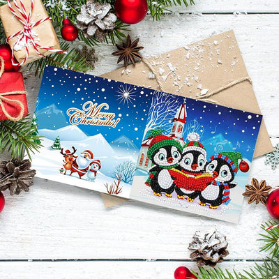 Cartes de Vœux pour Noël Animées | 8 Pièces