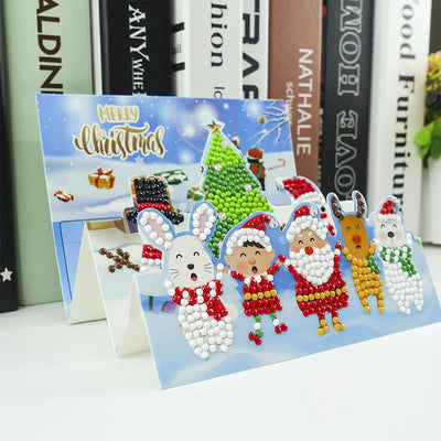 Cartes de Vœux Animées pour Noël 3D | 8 Pièces