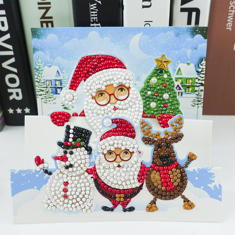 Cartes de Vœux Animées pour Noël 3D | 8 Pièces