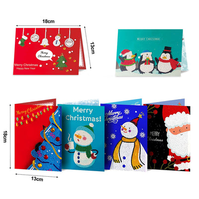 Cartes de Vœux pour Noël Animées | 6 Pièces