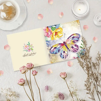 Cartes de Vœux Fleurs | 8 Pièces