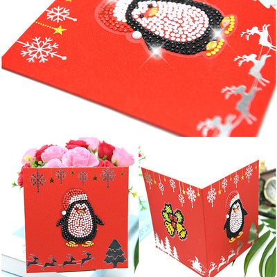 Cartes de Vœux pour Noël Animaux Mignons | 6 Pièces