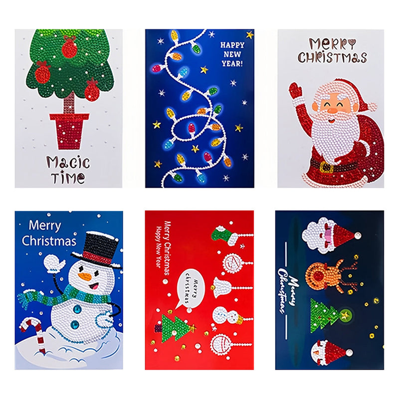 Cartes de Vœux pour Noël | 6 Pièces