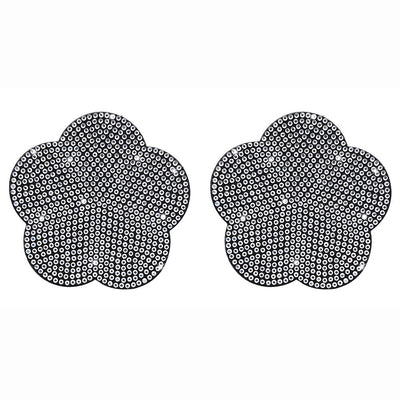 Sous-verre de voiture en forme de fleur de prunier Sous-tasse Broderie Diamant 2Pcs