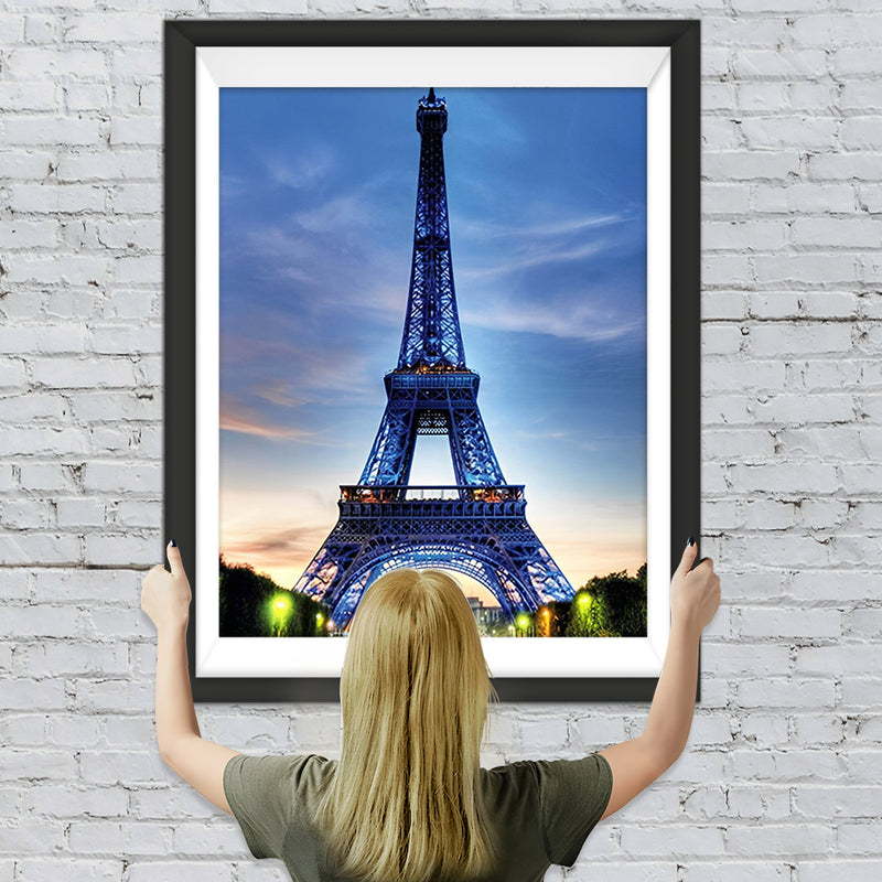 Eiffel dans la Nuit Broderie Diamant
