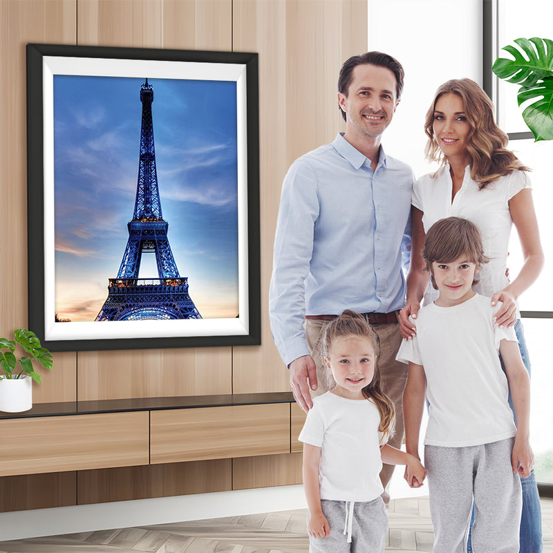 Eiffel dans la Nuit Broderie Diamant