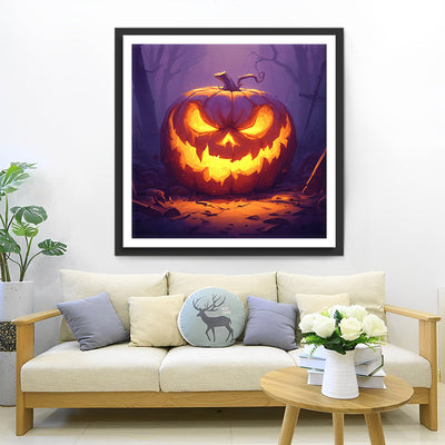 Lampe de Citrouille d'Hallween Broderie Diamant