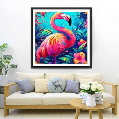 Flamingo Animé Broderie Diamant