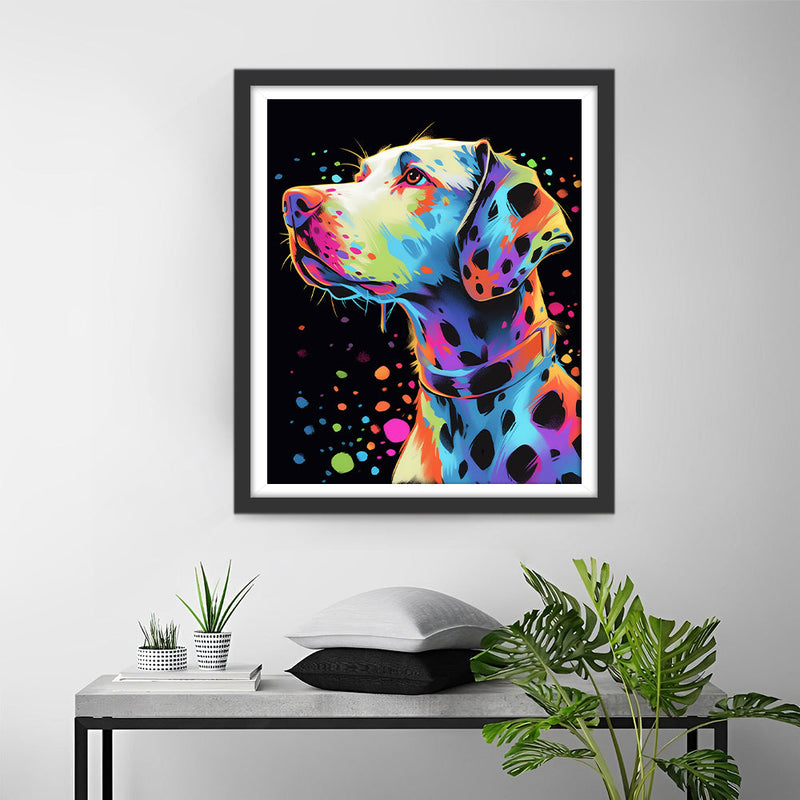 Chien Dalmatien Broderie Diamant