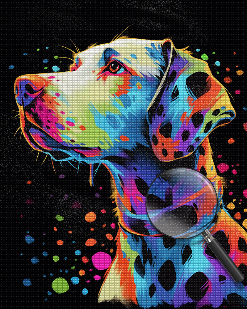 Chien Dalmatien Broderie Diamant