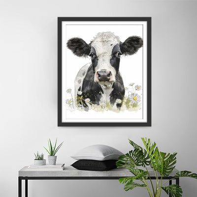 Vache Broderie Diamant