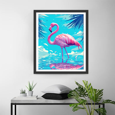 Flamingo Broderie Diamant