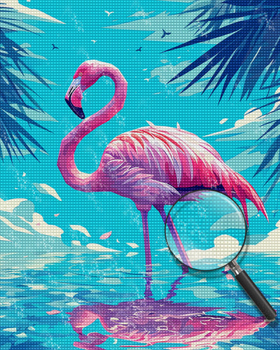 Flamingo Broderie Diamant