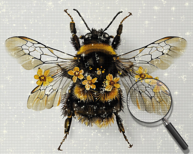 Abeille Broderie Diamant