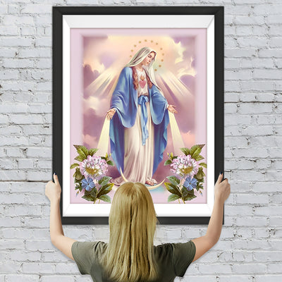 Christianismes et Sainte Vierge Religion Broderie Diamant