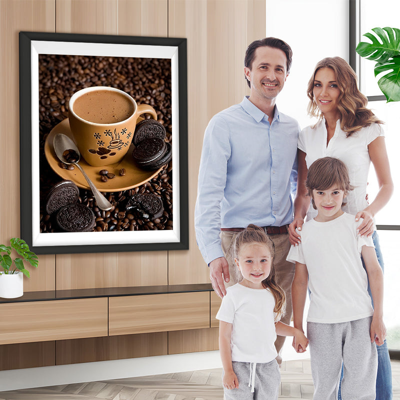 Café et Oreo Broderie Diamant