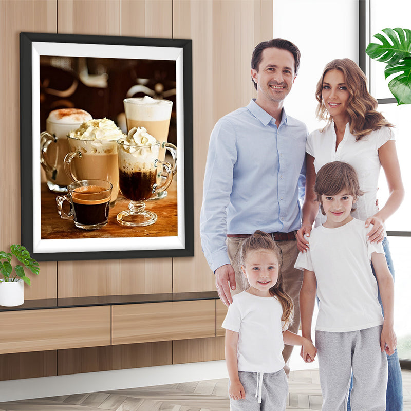 Expresso et Café Italien Broderie Diamant