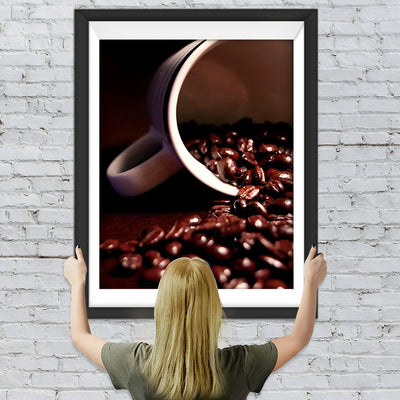 Les Grains de Café Broderie Diamant
