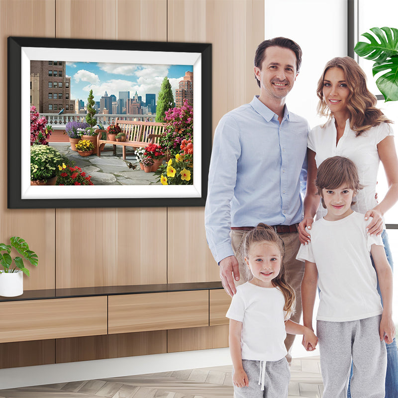 Jardin sur le Toit Broderie Diamant