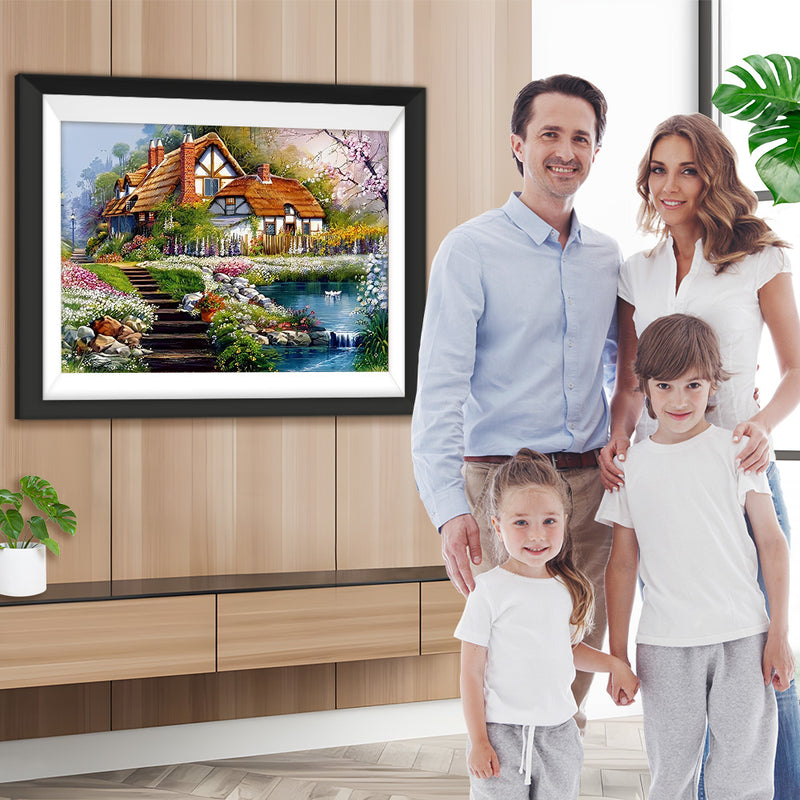 Cabane de Jardin Broderie Diamant