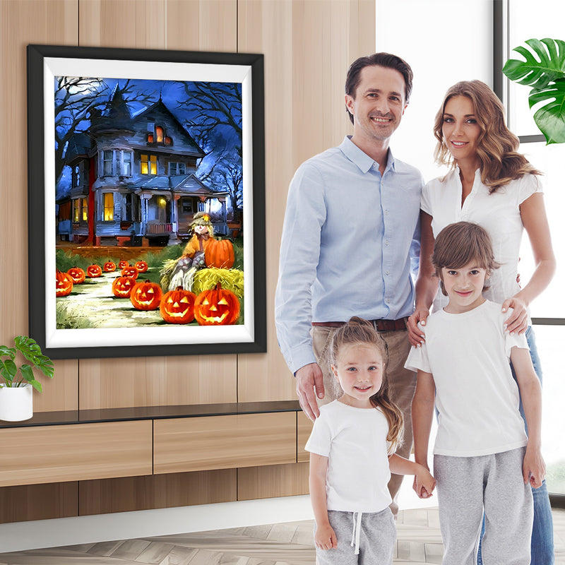 Halloween à la Maison Hantée Broderie Diamant