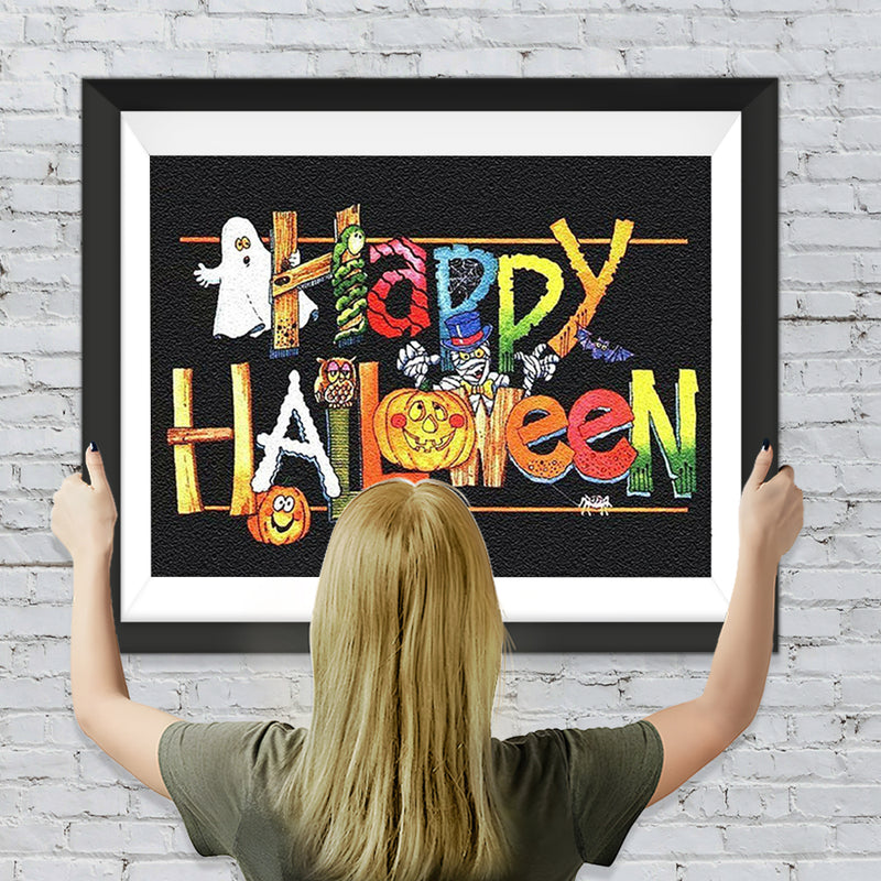 Joyeux Halloween Broderie Diamant