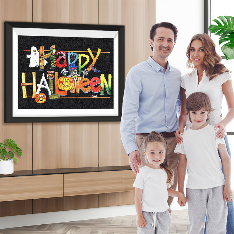 Joyeux Halloween Broderie Diamant
