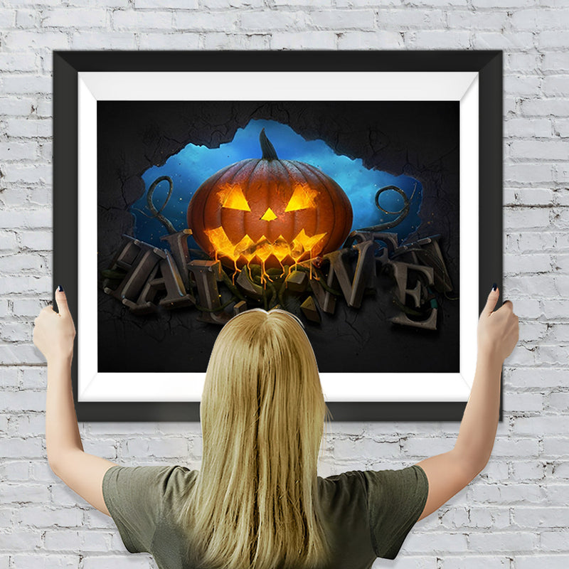 La Lanterne de Halloween Broderie Diamant