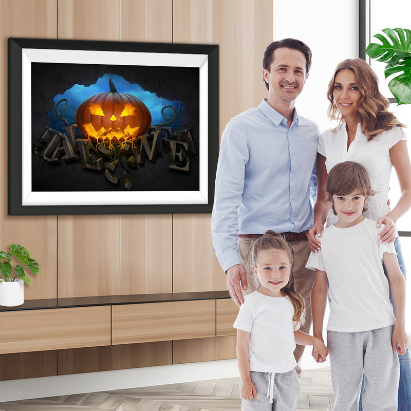 La Lanterne de Halloween Broderie Diamant