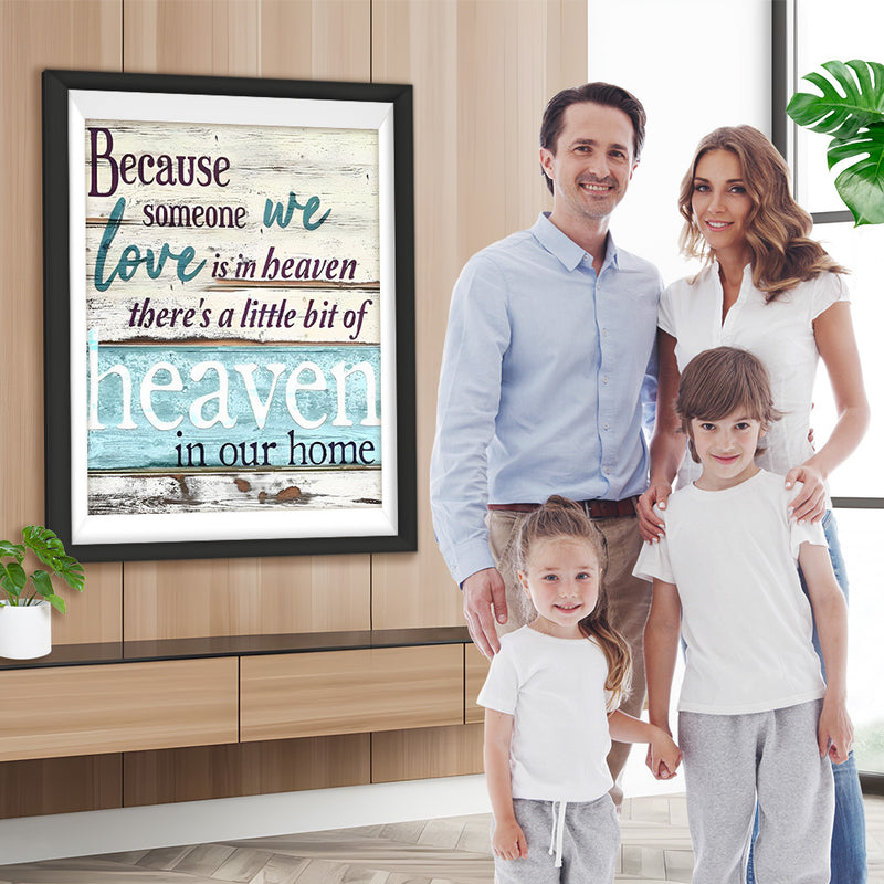 Mots Doux sur la Famille Broderie Diamant
