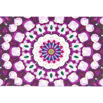 Broderie Diamant Lumineux de Forme Spéciale Mandala Violet