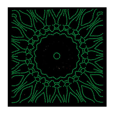 Broderie Diamant Lumineux de Forme Spéciale Mandala Éblouissant