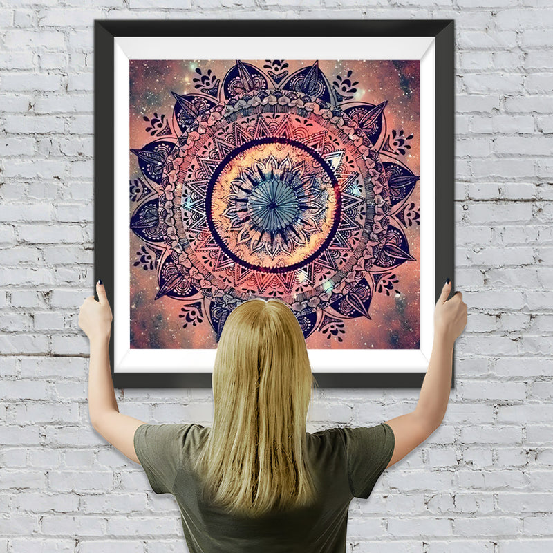 Mandala et Ciel Etoilé Broderie Diamant