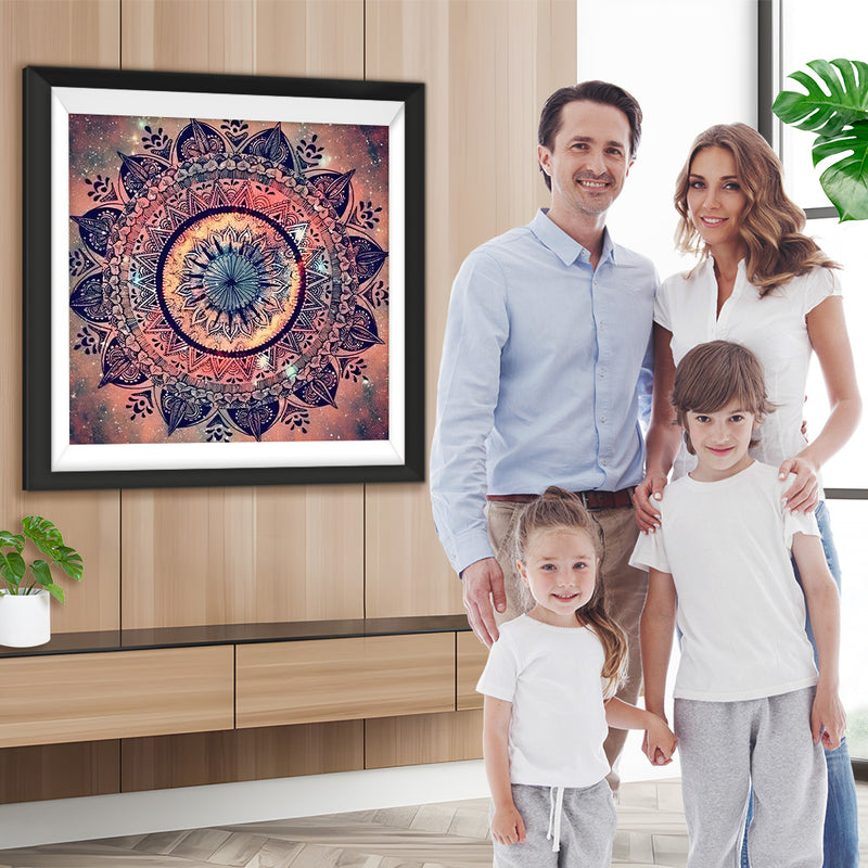 Mandala et Ciel Etoilé Broderie Diamant