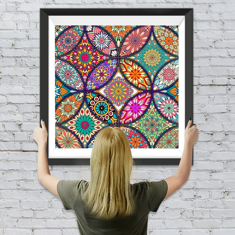 Mandala et Kaléidoscopique Broderie Diamant