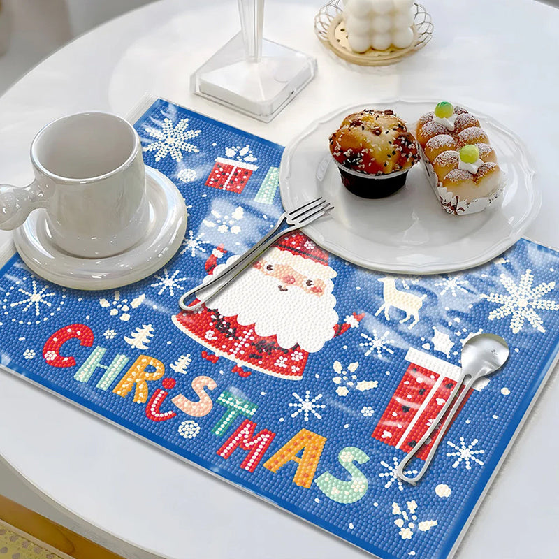 Sets de Table HOLLHO Noël pour Décor Intérieur Broderie Diamant